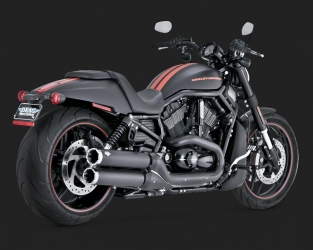 Vance & Hines Slip-ons Widow Black Harley Night Rod 2006-2017